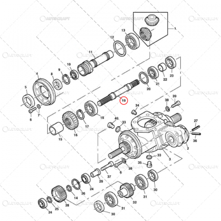 AX TRANSMISIE GRUP COMBINA JOHN DEERE, CLAAS, KEMPER [1]