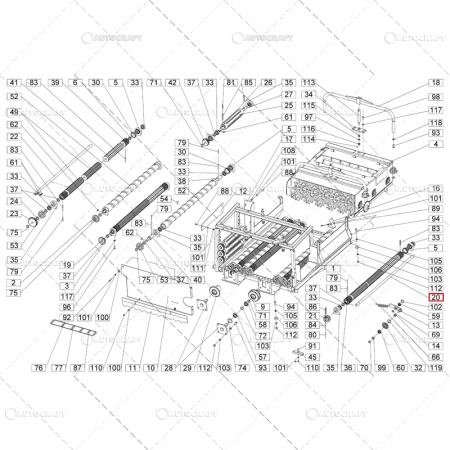 AX VALTURI DEPANUSATORI CULEGATOARE PORUMB SIP FI25x1258 [2]