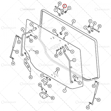 BALAMA DREAPTA GEAM SPATE CASE IH, NEW HOLLAND [1]