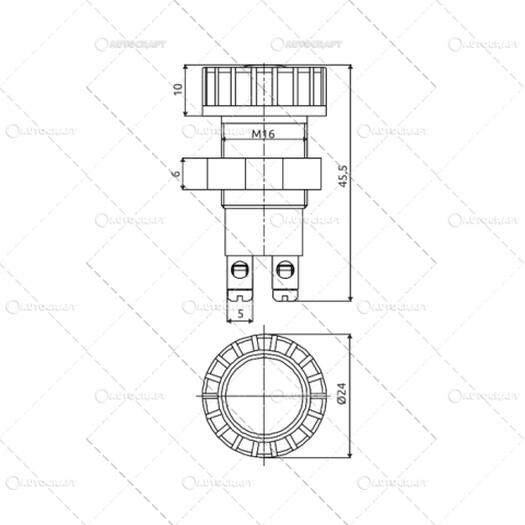 BEC GALBEN MARTOR CONTACT BORD 12-24V 2W [1]