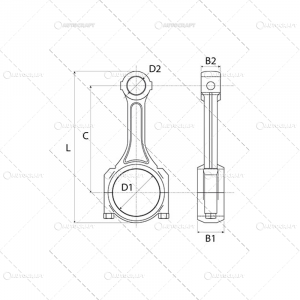 BIELA MOTOR PERKINS CLAAS [1]