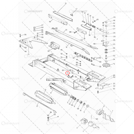 BOLT CADRU CULEGATOARE PORUMB SIP FI 14X110 [1]