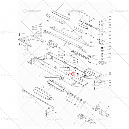 BOLT CADRU SUDAT CULEGATOARE PORUMB SIP 45x25x135 [1]