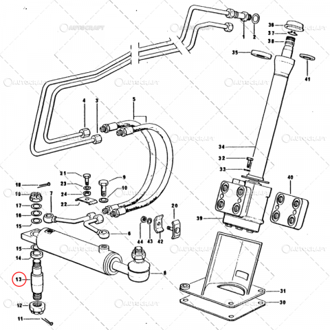 BOLT CILINDRU DIRECTIE SAME, DEUTZ, HURLIMANN, LAMBORGHINI [1]