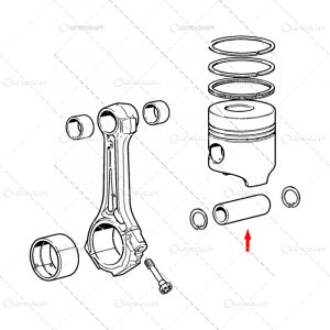Piese tractor - BOLT PISTON MOTOR FIAT