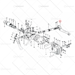 U-445 - BRAT DREAPTA NUTURI MARI RIDICARE HIDRAULICA TRACTOR FIAT U445 40.58.057