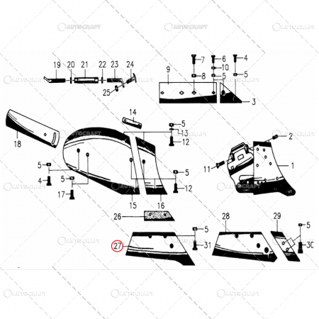 BRAZDAR PENTRU PLUG NIEMEYER STANGA [2]