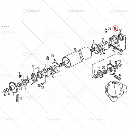 GP 2.50 / OC - BUCSA LAGAR BALAMA ROLA PRESA BALOTI DEUTZ-FAHR
