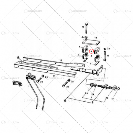 BUCSA LAGAR GREBLA PAIANJEN DEUTZ FAHR [1]