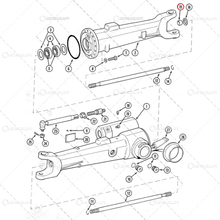 BUCSA PLANETARA FATA CASE IH, JOHN DEERE, FORD, NEW HOLLAND [1]