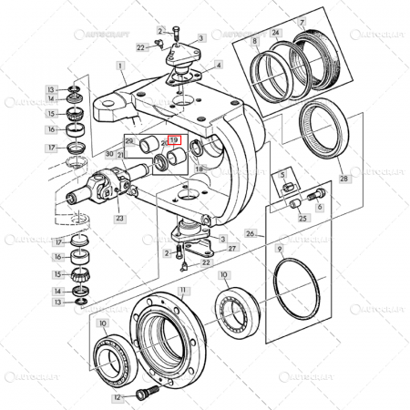 BUCSA PLANETARA FATA CASE IH, JOHN DEERE APL335 [1]