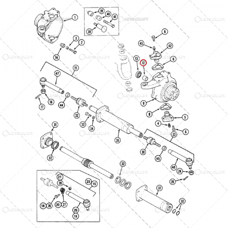 BUCSA PLANETARA FATA CASE IH, MASSEY FERGUSON [1]