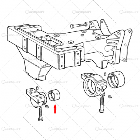 Bucsa punte fata - BUCSA PUNTE FATA FIAT Ø 52 X 57 X 42 MM