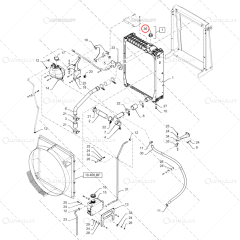 BUSON RADIATOR CASE IH, NEW HOLLAND, STEYR [2]