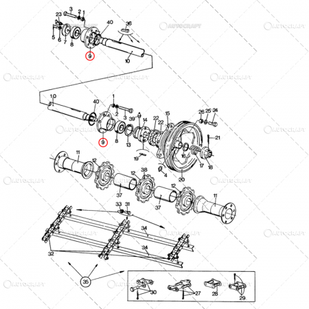 New Holland - BUTUC ELEVATOR PAIE COMBINA NEW HOLLAND