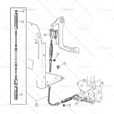 CABLU AMBREIAJ JOHN DEERE [1]