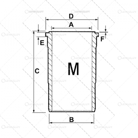 CAMASA MOTOR F CASE IH Ø 100 X 110.75 MM - L 216 MM [1]