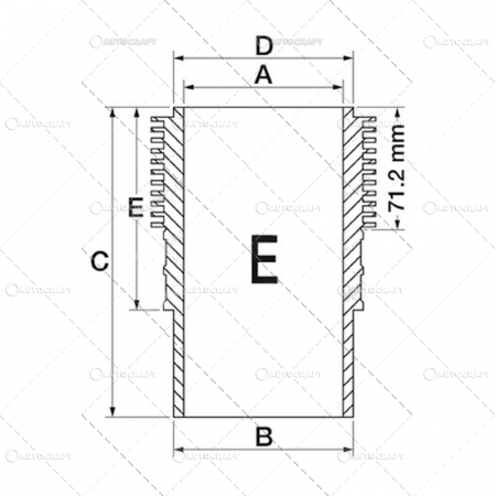 CAMASA MOTOR F SAME Ø 105 X 113 MM - L 194.5 MM [1]