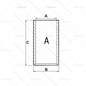 CAMASA MOTOR FIAT SF Ø 100 X 103.06 MM - L 187 MM [1]