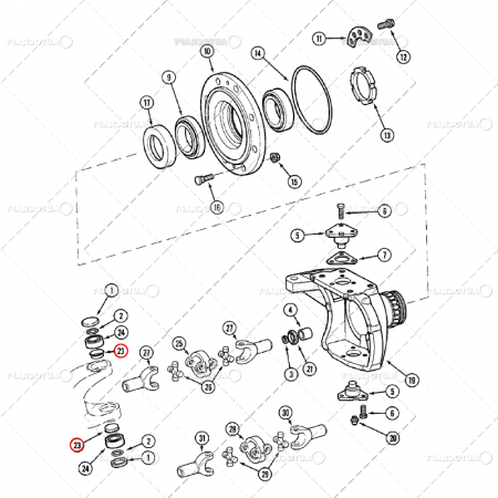 Rulment pivot - CAPAC RULMENT PIVOT CASE IH