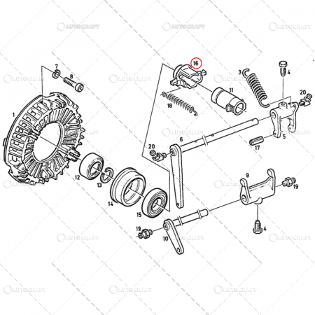 Deutz - CARCASA RULMENT PRESIUNE AMBREIAJ DEUTZ