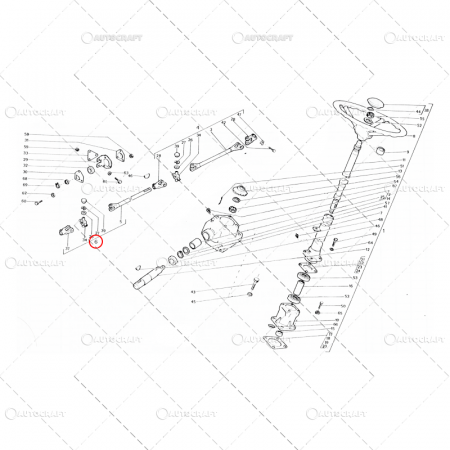 Piese tractor - CARDAN DIRECTIE LUNG UTB TRACTOR U650 38.34.016