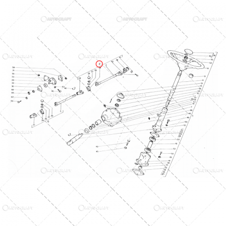 Piese tractor - CARDAN DIRECTIE SCURT UTB TRACTOR U650 38.34.014