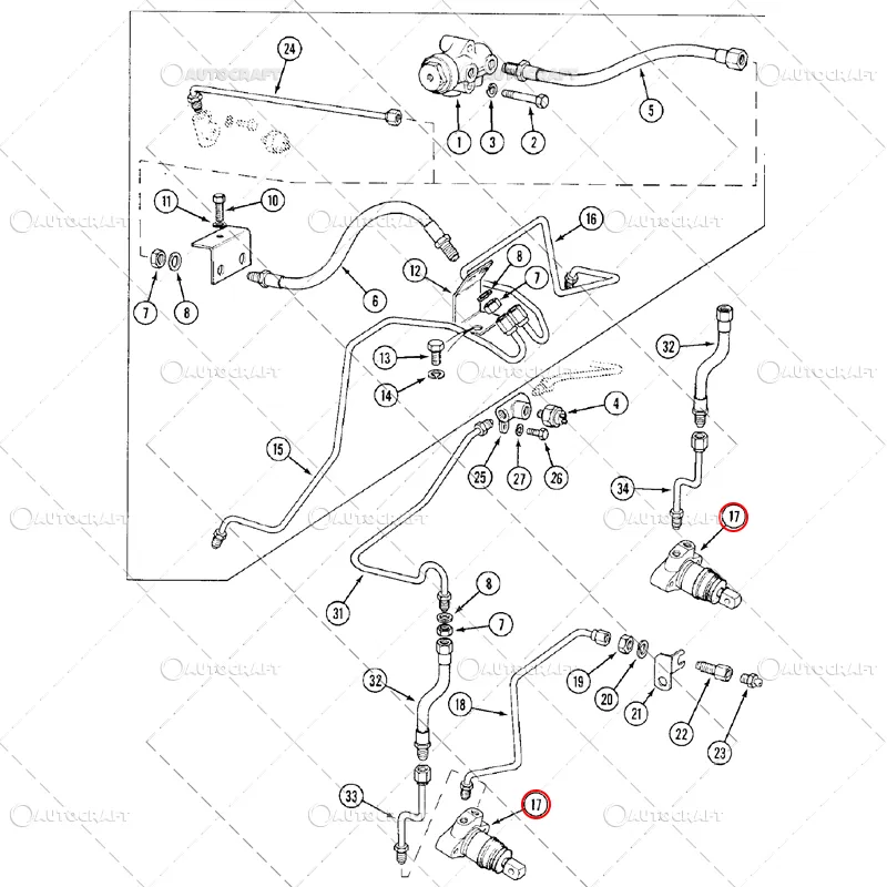 CILINDRU RECEPTOR FRANA CASE IH, DAVID BROWN [1]
