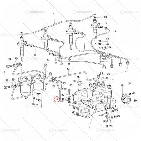 Motoare si componente - CONDUCTA ALIMENTARE MARE POMPA FILTRU TRACTOR U650