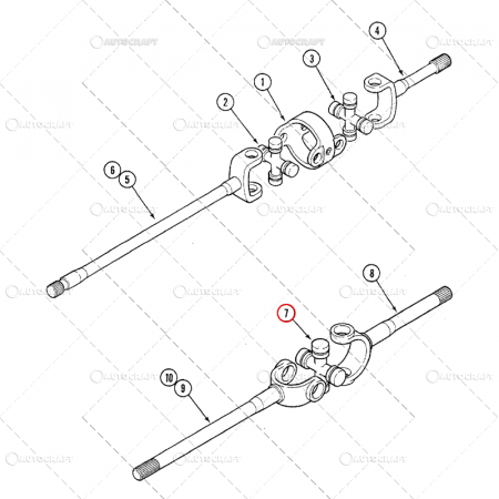 CRUCE CARDAN CASE IH, FENDT [1]