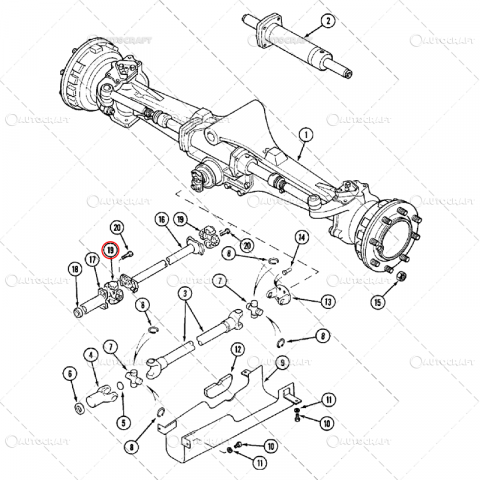 CRUCE CARDAN CASE IH, MC CORMICK, CARRARO [1]
