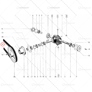 AP45 - CUREA ANGRENAJ GRUP PRESA BALOTI WELGER