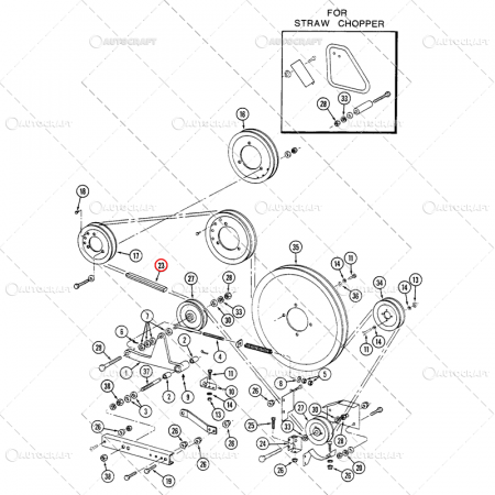 Case IH - CUREA HEXAGONALA DUBLA COMBINA CASE IH
