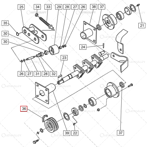 Sempeter Tornado 40 EOL - CUREA TOCATOR CULEGATAORE PORUMB SIP TORNADO 40 EOL