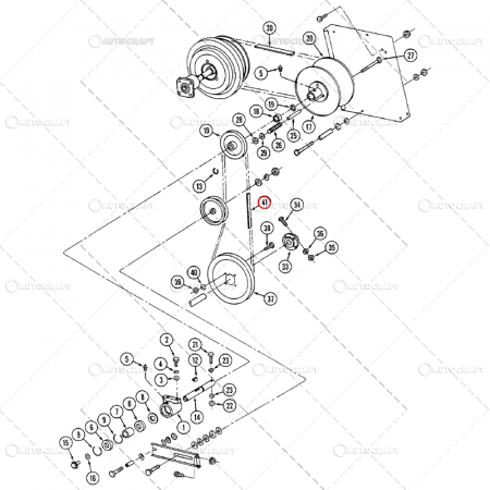 Case IH - CUREA VITEZA LENTA VENTILATOR COMBINA CASE IH