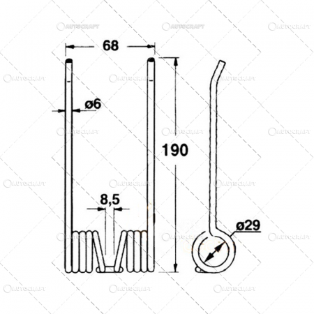 DEGET PICK-UP PRESA BALOTI CLAAS 190mm [1]
