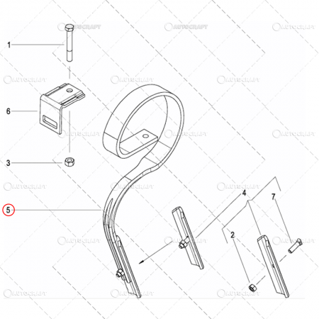 DINTE CU DALTA ARC AFANARE CULTIVATOR KVERNELAND 45x10x580mm ACCESS [1]