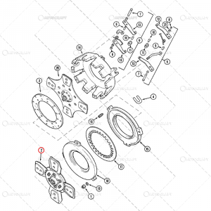 DISC AMBREIAJ CASE IH Ø295, 23/29, 10 NUTURI 5 PADELE [2]