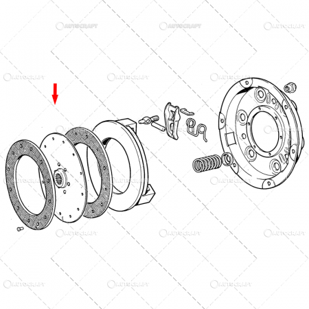 Disc de ambreiaj pentru propulsie - DISC AMBREIAJ FIAT