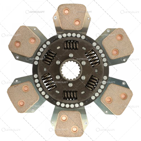 DISC AMBREIAJ FIAT, NEW HOLLAND Ø 350 - 45 X 50 - 18 / 6 PALETE [1]