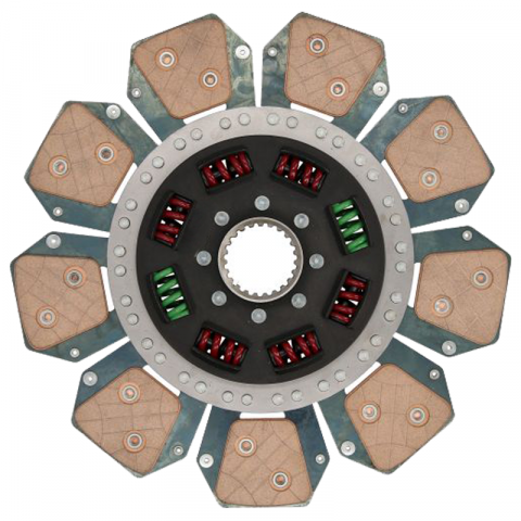 Disc de ambreiaj pentru propulsie - DISC AMBREIAJ MASSEY FERGUSON, LANDINI, DEUTZ, LAMBORGHINI Ø 330 - 44 X 48 - 23 / 8 PADELE