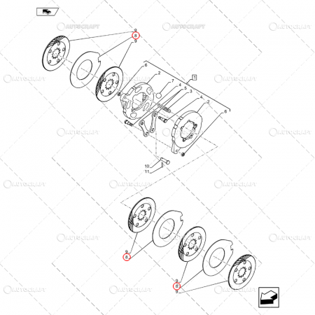 DISC FRANA INTERMEDIAR FIAT, NEW HOLLAND, CASE IH, FORD [1]