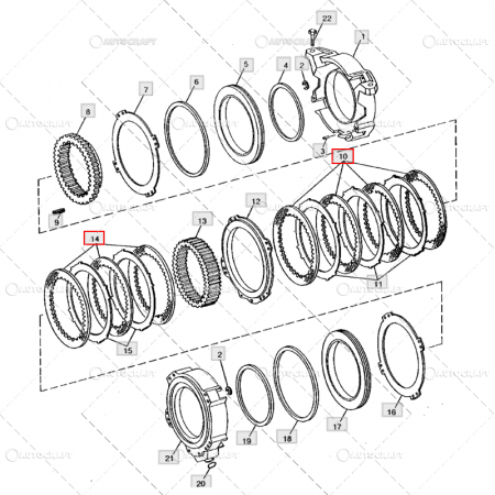 DISC FRICTIUNE TRANSMISIE JOHN DEERE [1]