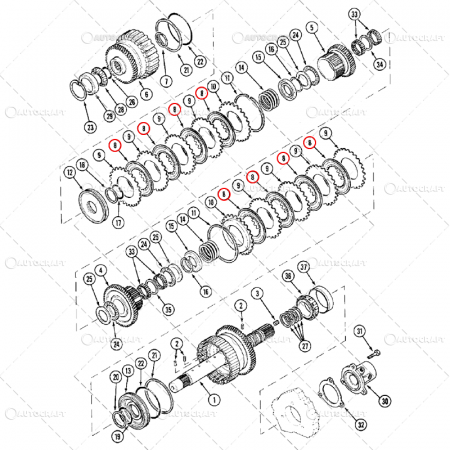 DISC FRICTIUNE Z=40 CASE IH MAXXUM, CX [1]