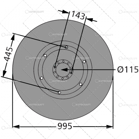 DISC TALER COPIERE INFERIOR COASA ROTATIVA DEUTZ FAHR, PZ, TAARUP, VICON [2]
