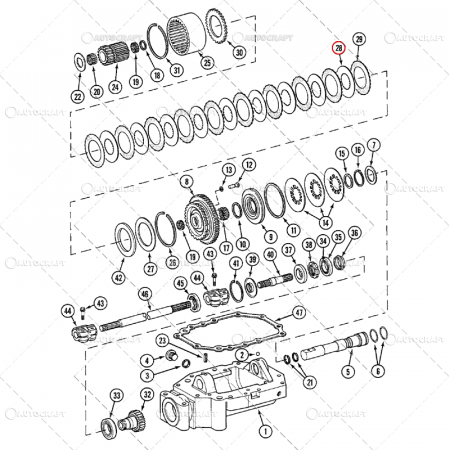 DISC CUPLARE 4X4 TRANSMISIE FATA CASE IH [1]