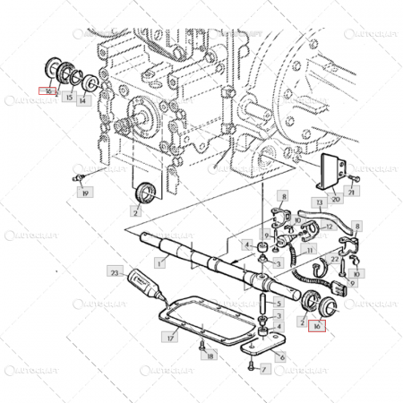 Bucsa, inel, oring, piese arbore ridicare - DISTANTIER SIMERING AX RIDICARE HIDRAULICA JOHN DEERE