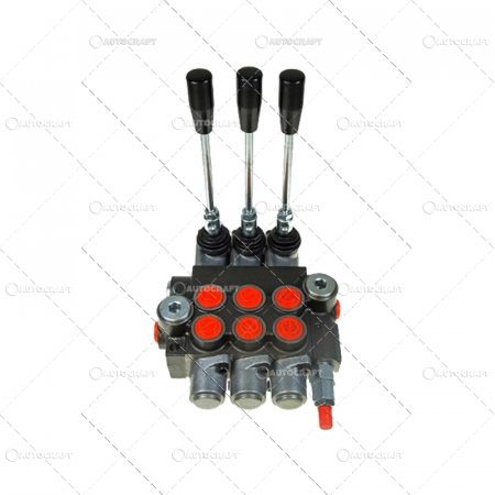 DISTRIBUITOR HIDRAULIC CU 3 MANETE 300 BAR 40L PE MIN [1]