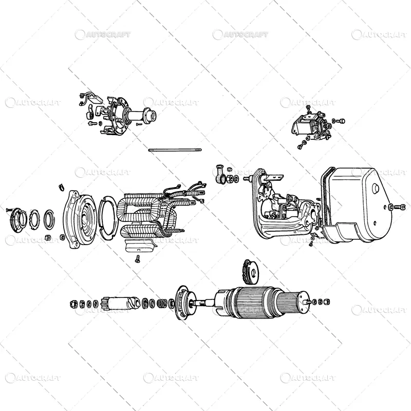 ELECTROMOTOR FIAT SOMECA 750, MAGNETI MARELLI [2]