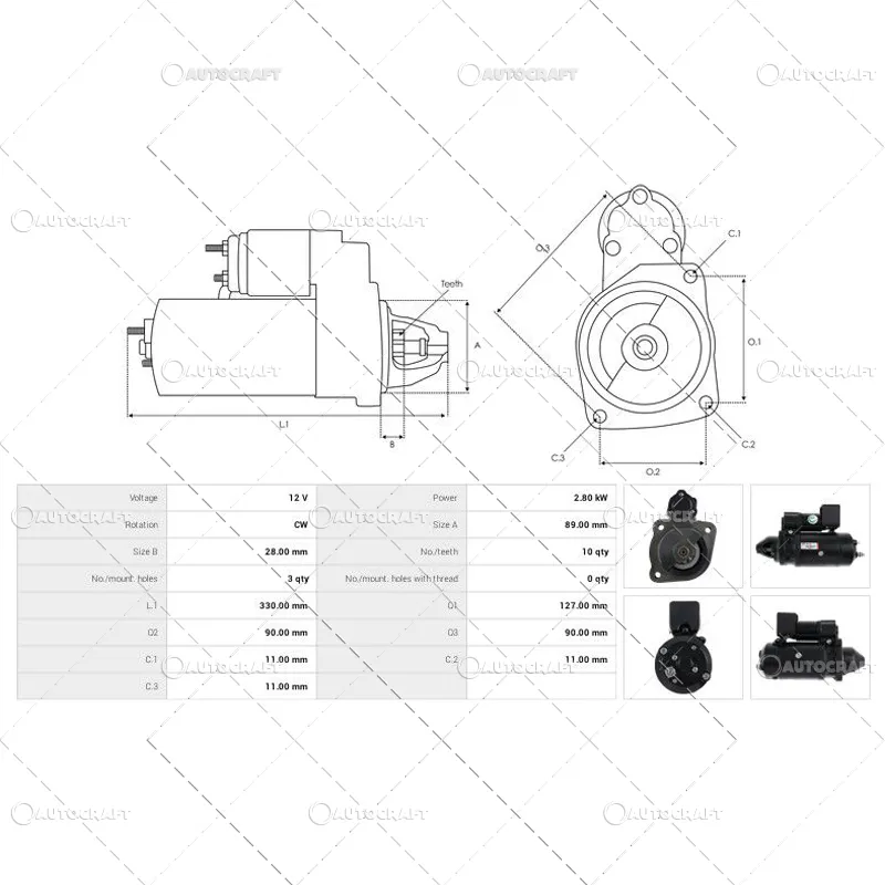 ELECTROMOTOR MASSEY FERGUSON, LANDINI, JCB [3]